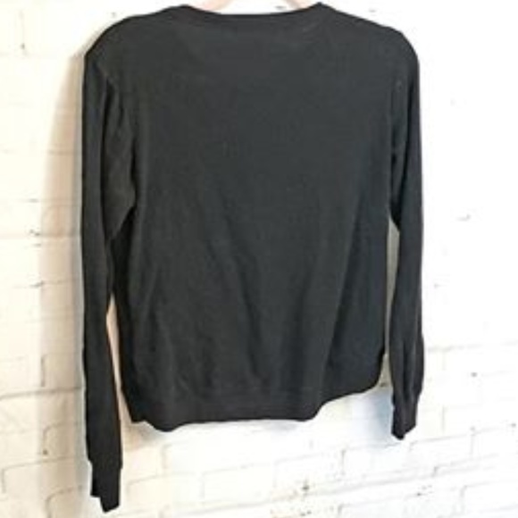 MASON & MACKENZIE "KEEP IT REAL" BLACK SWEATER MED - Picture 2 of 6